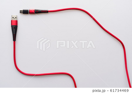Charging and connection red cable USB to micro Charging and connection red cable USB to micro 61734469