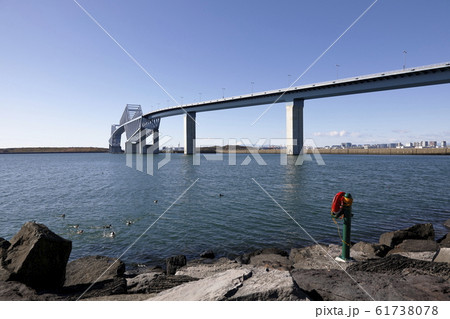 若洲海浜公園の救命浮輪 61738078