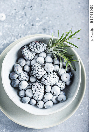 Frozen berry and rosemary 61741989