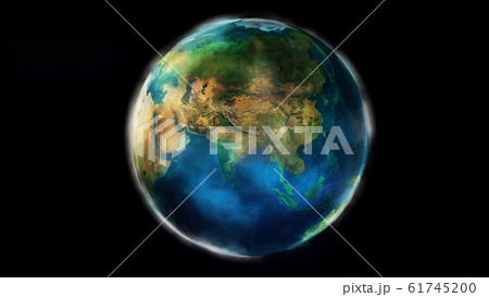 The day half of the Earth from space showing Africa, Asia and Oceania. The day half of the Earth from space showing Africa, Asia and Oceania. 61745200