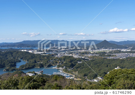 [長崎県]九十九島の風景（石岳展望台） 61746290