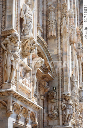 Milan Cathedral (Duomo di Milano) close-up, Milan, 61746834