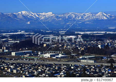 青空と奥羽山脈 青空と奥羽山脈 61749967