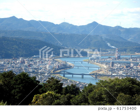 川内川のある街(薩摩川内市) 川内川のある街(薩摩川内市) 61753400