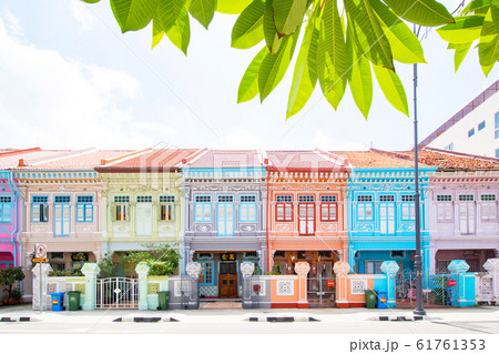 シンガポール　ショップハウス　カトン地区　クーン・セン・ロード 61761353