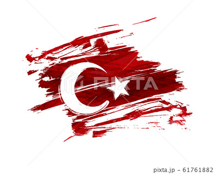 Grunge flag of Turkey 61761882