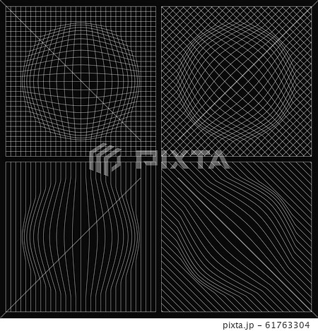 Abstract netting with bulge Abstract netting with bulge 61763304
