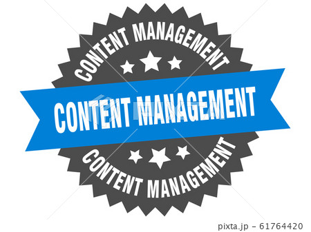 content management sign. content management 61764420