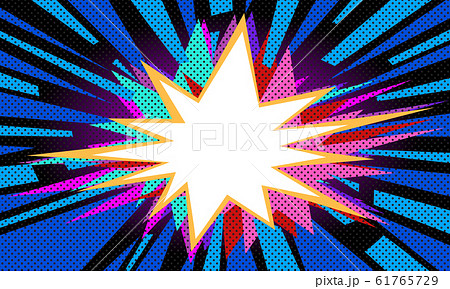 pop art background blue 61765729