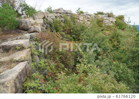 【日本100名城】鬼ノ城 高石垣5 岡山県総社市 【日本100名城】鬼ノ城 高石垣5 岡山県総社市 61766120