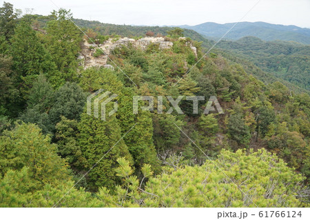 【日本100名城】鬼ノ城 高石垣2 岡山県総社市 【日本100名城】鬼ノ城 高石垣2 岡山県総社市 61766124
