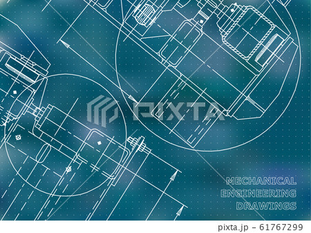 Backgrounds of engineering subjects. Technical illustration. Mechanical engineering Backgrounds of engineering subjects. Technical illustration. Mechanical engineering 61767299