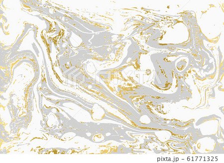 Minimalistic gold and gray marble pattern. Agate background. Minimalistic gold and gray marble pattern. Agate background. 61771325