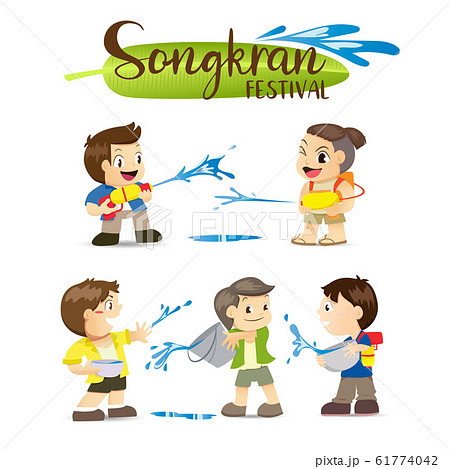 Songkran Festival, Thai New Year's national Songkran Festival, Thai New Year's national 61774042