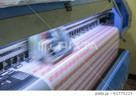 Large format inkjet printer working on sticker 61775225