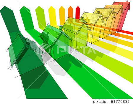 seven houses certified in seven energetic classes in energy rating diagram seven houses certified in seven energetic classes in energy rating diagram 61776855