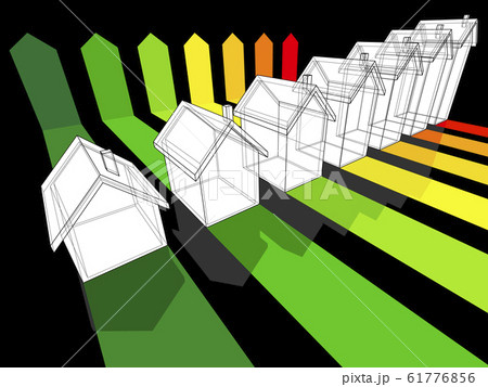 seven houses certified in seven energetic classes in energy rating diagram seven houses certified in seven energetic classes in energy rating diagram 61776856