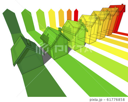 seven houses certified in seven energetic classes in energy rating diagram seven houses certified in seven energetic classes in energy rating diagram 61776858