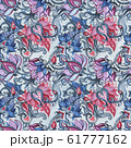 Hand Drawn seamless pattern of Abstract Flowers 61777162