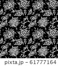 Paisley background. Vintage Seamless pattern with hand drawn Abstract Flowers. 61777164