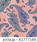 Paisley background. Vintage Seamless pattern with hand drawn Abstract Flowers. 61777166
