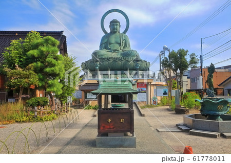 【富山県】晴天下の高岡大仏 61778011
