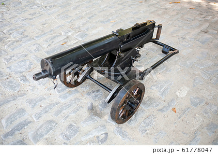 World War I Maxim gun - first recoil-operated World War I Maxim gun - first recoil-operated 61778047