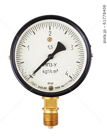 Manometre isolated on white 61778406