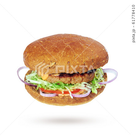 Hamburger on white background 61778410