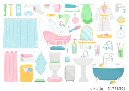 Bathroom cartoon furniture and accessories 61778591