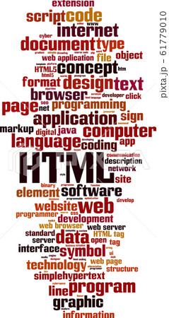 HTML word cloud 61779010