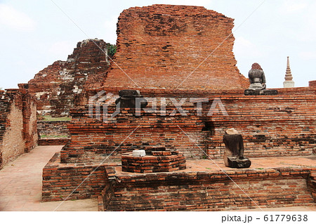 世界遺産 タイランド アユタヤ遺跡 ワット・マハータート 世界遺産 タイランド アユタヤ遺跡 ワット・マハータート 61779638