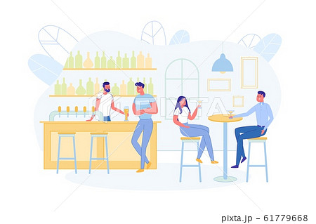 Informational Banner, Fun Evening Date at Bar. Informational Banner, Fun Evening Date at Bar. 61779668