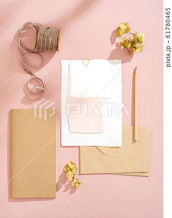 Blank card styled mockup. 61780465