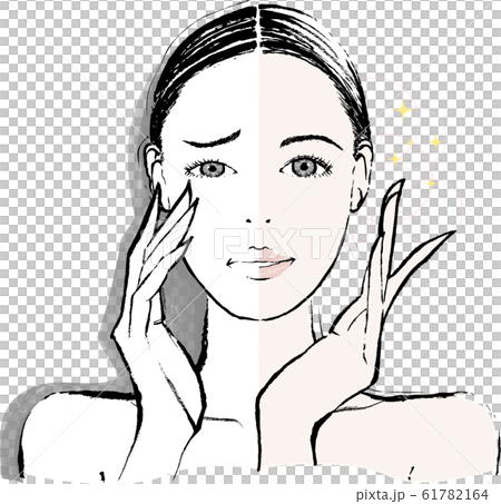 Woman Single Eyelid Before Before 61782164