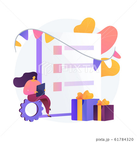 Gift shopping vector concept metaphor 61784320