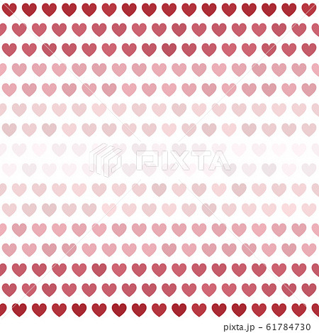Striped heart pattern. Seamless vector background 61784730