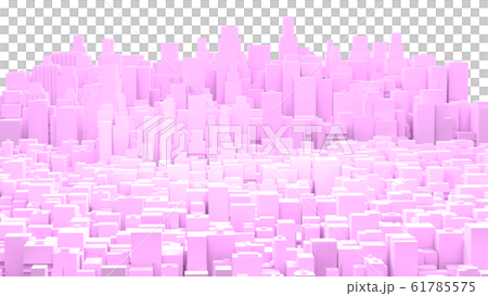Urban Buildings Urban Image Redevelopment CG 16: 9 - Stock Illustration ...