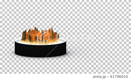 Urban development image CG 16: 9 Building... - Stock Illustration ...