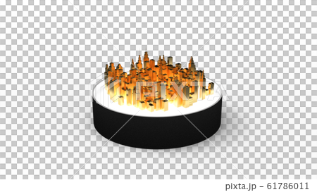 Urban development image CG 16: 9 Building... - Stock Illustration ...