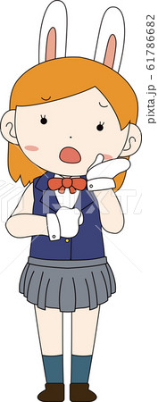 コスプレイヤー オタク アニメキャラ 漫画 かわいい 表情 ポーズ 喜怒哀楽のイラスト素材