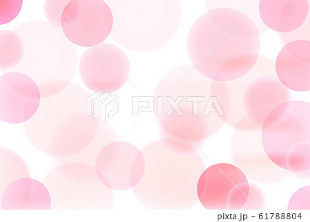 春 水玉 ピンク 背景のイラスト素材