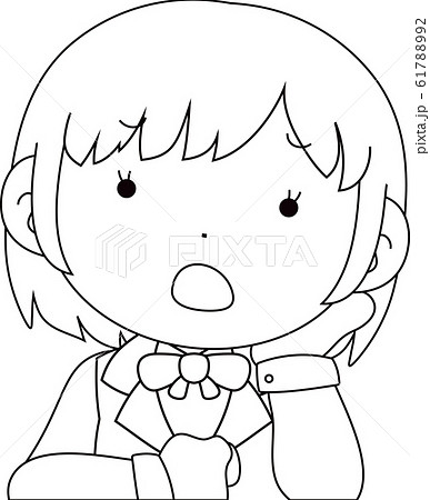 女学生 女子高生 教育 かわいい 表情 ポーズ 喜怒哀楽 上半身のイラスト素材 女学生 女子高生 教育 かわいい 表情 ポーズ 喜怒哀楽 上半身のイラスト素材