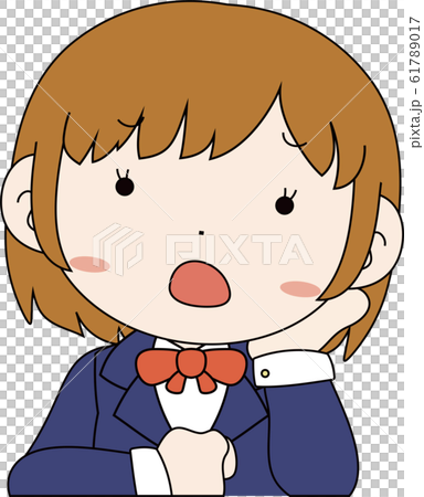 女学生 女子高生 教育 かわいい 表情 ポーズ 喜怒哀楽 上半身 女学生 女子高生 教育 かわいい 表情 ポーズ 喜怒哀楽 上半身 61789017