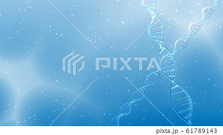 DNA 遺伝子 染色体 二重らせん バイオ 医療 科学 テクノロジー 背景 バックグラウンド 61789143
