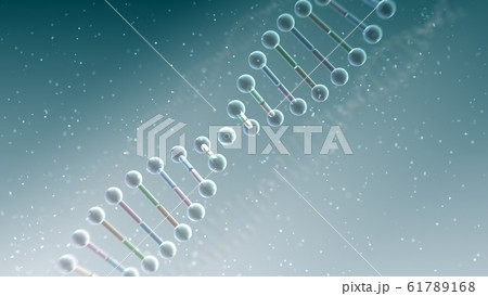 DNA 遺伝子 染色体 二重らせん バイオ 医療 科学 テクノロジー 背景 バックグラウンド 61789168