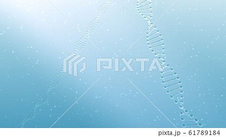 DNA 遺伝子 染色体 二重らせん バイオ 医療 科学 テクノロジー 背景 バックグラウンド 61789184