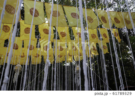 Thai Buddhist public temple with good environment Thai Buddhist public temple with good environment 61789329