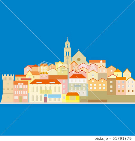 クロアチア　croatia　コルチュラ島　korcula 61791379