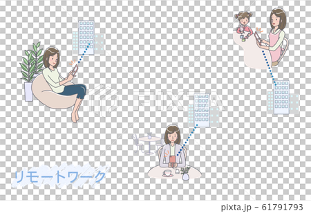 リモートワーク　セット 61791793